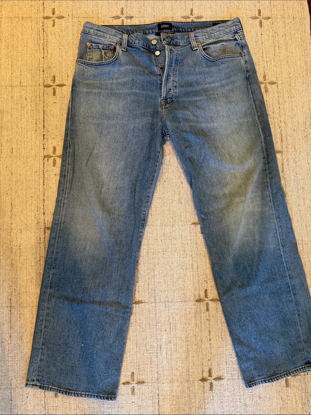 Citizens Of Humanity Hayden Straight-Leg Jeans in Medium Blue